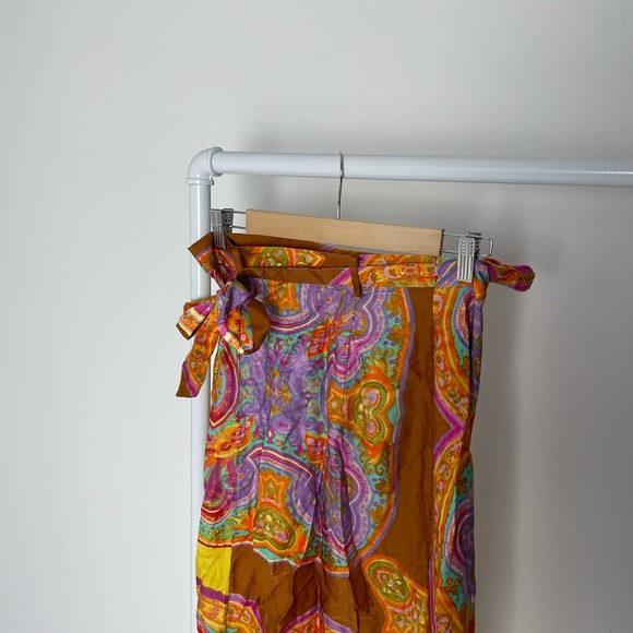 Zara silk midi wrap skirt — size xs! - Picture 3 of 6